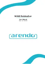 Preview for 1 page of ARENDO MAKI 302529 User Manual