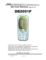 Предварительный просмотр 1 страницы Ares DB2051P Service Manual