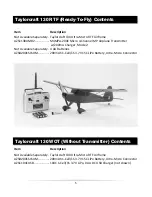 Предварительный просмотр 5 страницы Ares Taylorcraft 130 Instruction Manual