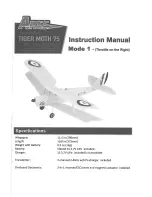 Предварительный просмотр 1 страницы Ares Tiger Month 75 Instruction Manual