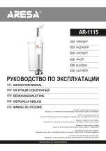 ARESA AR-1115 Instruction Manual предпросмотр