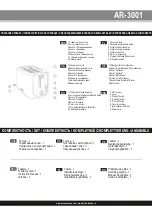 Предварительный просмотр 2 страницы ARESA AR-3001 Instruction Manual