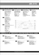 Предварительный просмотр 2 страницы ARESA AR-3115 Instruction Manual