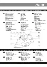 Предварительный просмотр 2 страницы ARESA AR-3116 Instruction Manual