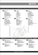 Предварительный просмотр 2 страницы ARESA AR-3118 Instruction Manual