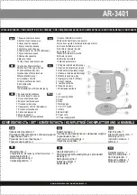 Предварительный просмотр 2 страницы ARESA AR-3401 Instruction Manual