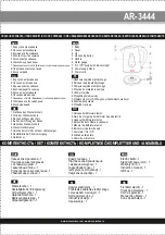 Preview for 2 page of ARESA AR-3444 Instruction Manual