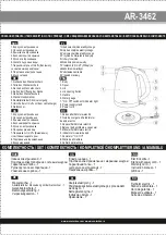 Предварительный просмотр 2 страницы ARESA AR-3462 Instruction Manual