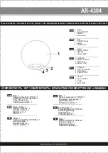 Предварительный просмотр 2 страницы ARESA AR-4304 Instruction Manual