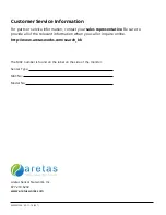 Aretas ASMX01WA Instruction Manual preview