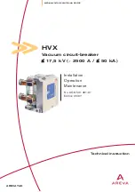 Areva HVX -F Installation Operation & Maintenance preview