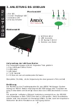 Preview for 7 page of Arexx BS-1000LAN Manual