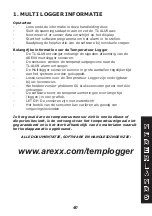 Предварительный просмотр 40 страницы Arexx TL-ALU9 User Manual