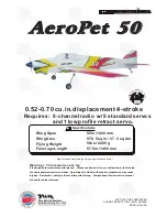 Предварительный просмотр 1 страницы arf AeroPet 50 Instruction Manual