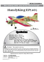 arf HandyKing EP Instruction Manual preview