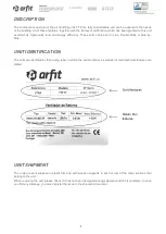 Preview for 3 page of Arfit TTP Instruction Manual