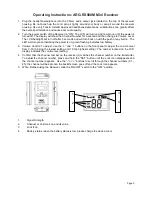 Предварительный просмотр 5 страницы ARG ARG-OM-030 Manual And User Manual