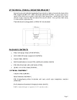 Предварительный просмотр 5 страницы ARG ARG-PVS15 Manual And User Manual