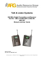 ARG ARG-TX-900V-BP Manual And User Manual предпросмотр