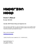 Argent Data Systems Hyperion Hoop Owner'S Manual preview