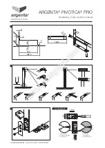 Preview for 2 page of argenta PIVOTICA PRO Manual