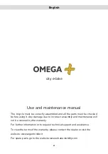 Preview for 3 page of ARGENTO OMEGA + User Manual