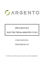 ARGENTO PERFORMANCE User Manual preview