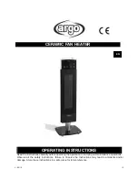 Предварительный просмотр 1 страницы Argo Clima New Tower Operating Instructions Manual