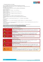 Preview for 8 page of Argo-Hytos SD1EX-A2 Operating Instructions Manual