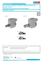 Argo-Hytos SD3EX-B2 Operating Instructions Manual preview