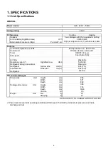 Preview for 4 page of Argo 387006114 Technical Data & Service Manual