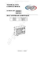 Argo 387007130 Technical Data & Service Manual preview