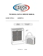 Argo 39.7028.942 Technical Data & Service Manual предпросмотр