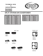 Предварительный просмотр 1 страницы Argo ACS100PH Technical Data & Service Manual