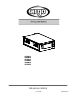 Preview for 1 page of Argo AD45MHG Installation Manual