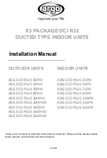 Предварительный просмотр 1 страницы Argo ADG ECO PLUS 100PH Installation Manual