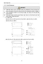 Предварительный просмотр 13 страницы Argo ADG ECO PLUS 100PH Installation Manual