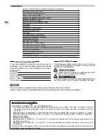 Preview for 2 page of Argo ADIBS13DC Operating Instructions Manual