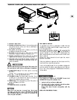 Preview for 3 page of Argo ADIBS13DC Operating Instructions Manual