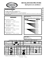 Argo AE38AC Installation Instructions Manual preview