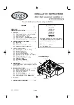 Argo AE4MI91AH Installation Instructions Manual предпросмотр