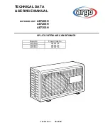 Предварительный просмотр 1 страницы Argo AE720SH Service Manual