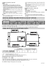 Preview for 3 page of Argo AEI1G42EMX Installation Instructions Manual