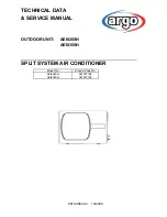 Argo AEI826SH Technical Data & Service Manual предпросмотр