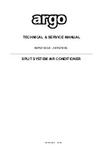 Preview for 1 page of Argo AER218SC Technical & Service Manual