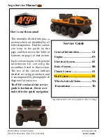 Preview for 3 page of Argo All 6X6 Service Manual