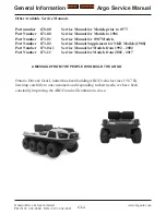 Preview for 8 page of Argo All 6X6 Service Manual