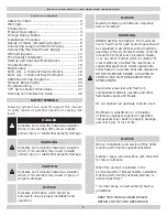 Preview for 2 page of Argo AT0623 Installation, Operation & Maintenance Manual