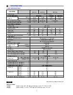 Preview for 3 page of Argo AUR101CL Technical Data & Service Manual