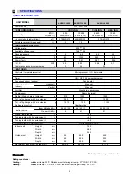 Preview for 3 page of Argo AUR210CL Series Technical Data And Service Manual